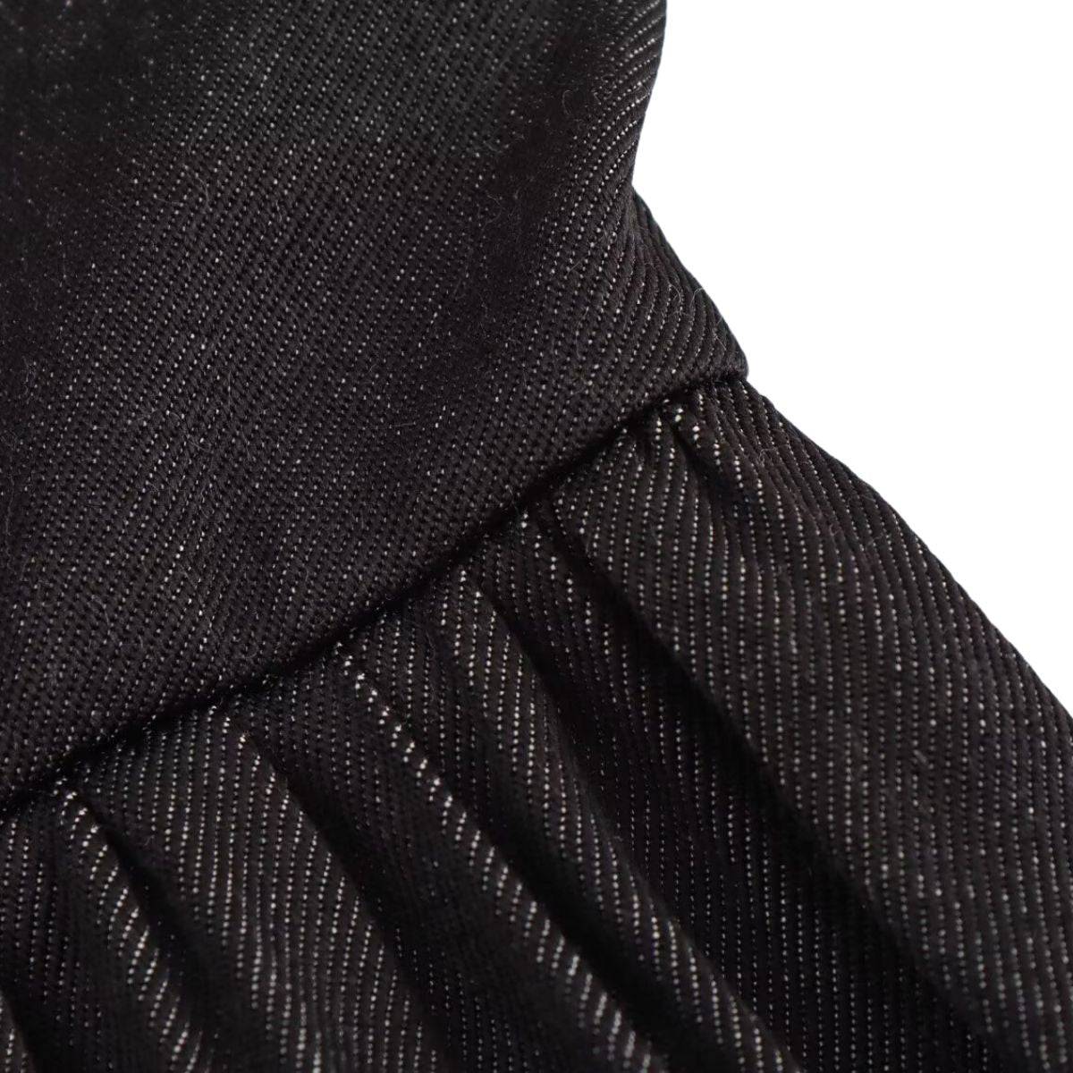 Black Button-Front Strappy Midi Dress