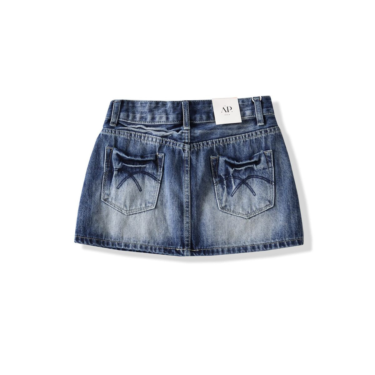 Women's Vintage Denim Mini Skirt
