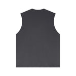 Panelled Back Seam Sleeveless T-Shirt