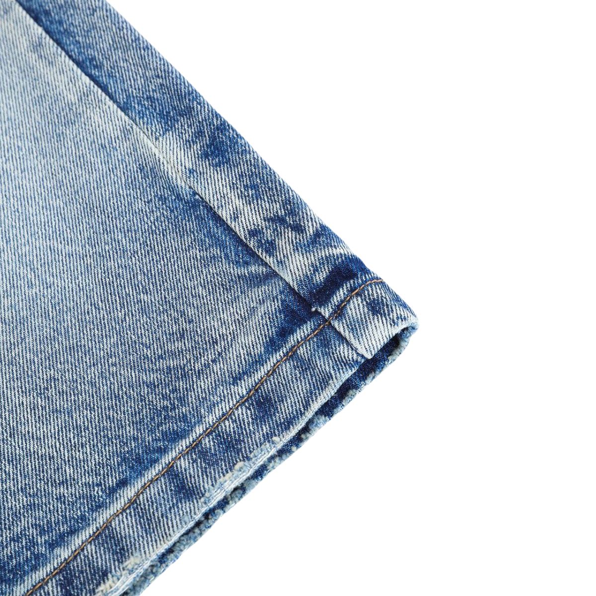 Vintage Washed Wide Leg Denim Shorts