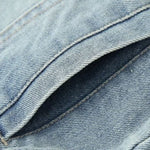 Sleeveless Vintage Wash Denim Trucker Jacket