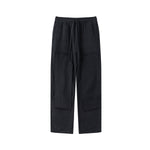 Men's Plush Lining Baggy Patch Trousers-INNBLAC Fashion Apparel