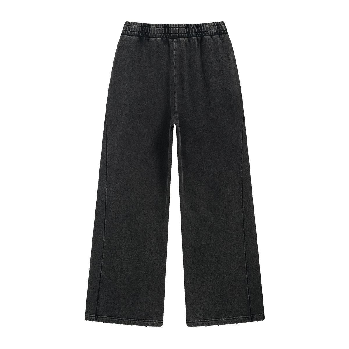 Vintage Washed Distressed Hem Sweatpants