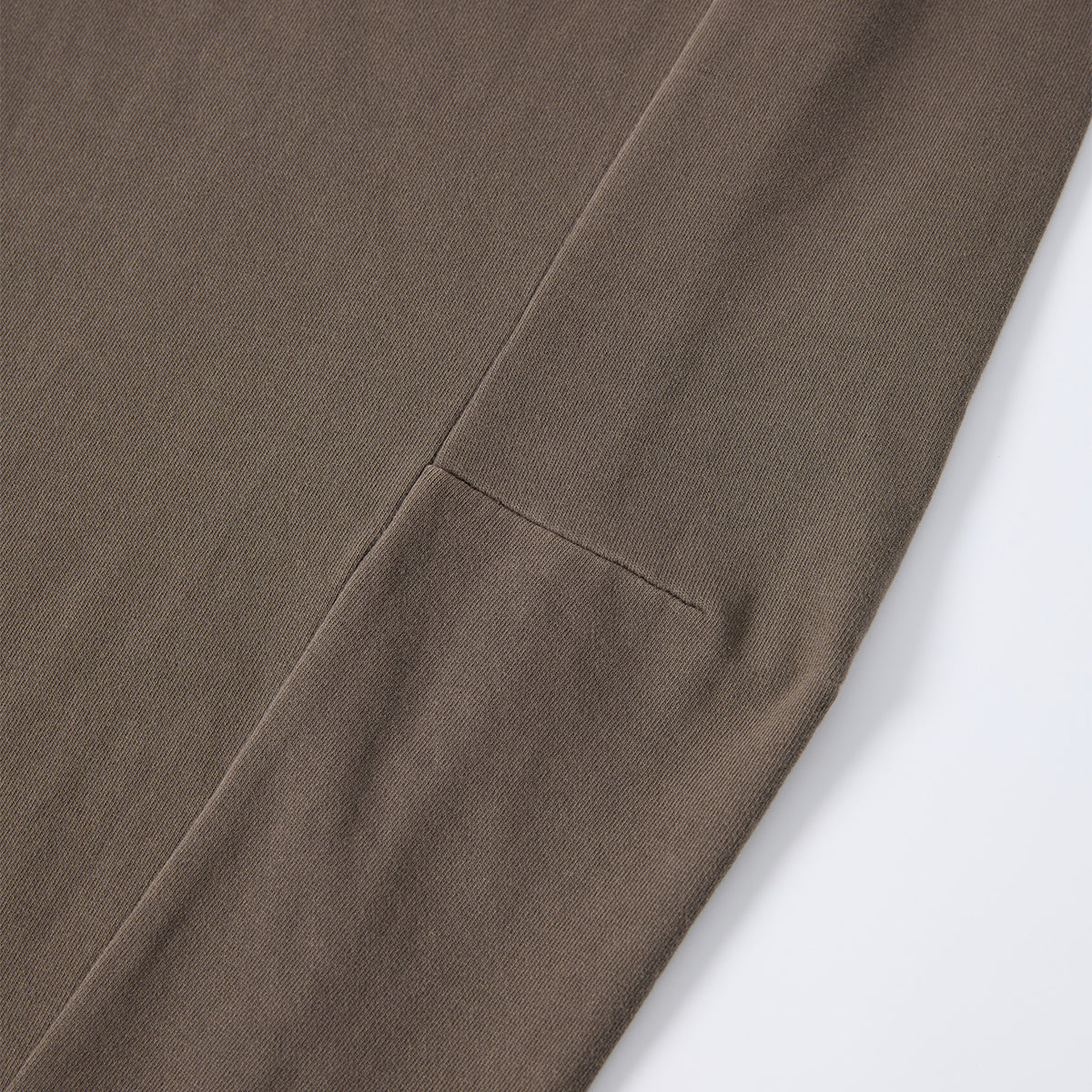 Curved Seam Straight Leg Casual Street Trousers