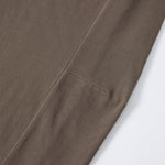 Curved Seam Straight Leg Casual Street Trousers