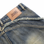 Y2K Fluid Patchwork Jeans-INNBLAC Fashion Apparel