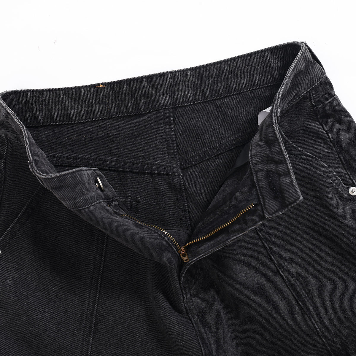 Heavyweight Bootcut Cargo Jeans-INNBLAC Fashion Apparel