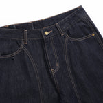 Men's Barrel-Leg Seam Jeans-INNBLAC Fashion Apparel