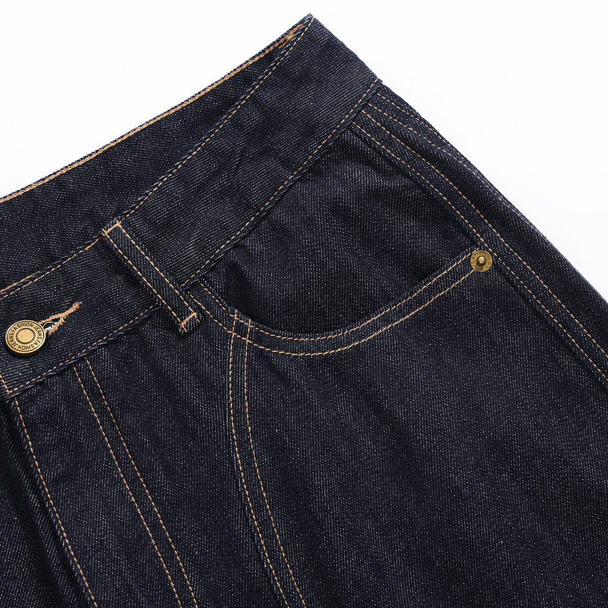 Men's Barrel-Leg Seam Jeans-INNBLAC Fashion Apparel