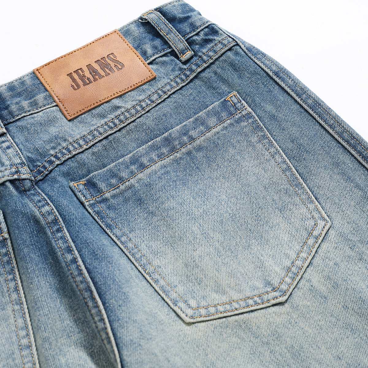 Washed Barrel-Leg Jeans-INNBLAC Fashion Apparel