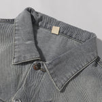 Floral Embroidery Denim Trucker Jacket