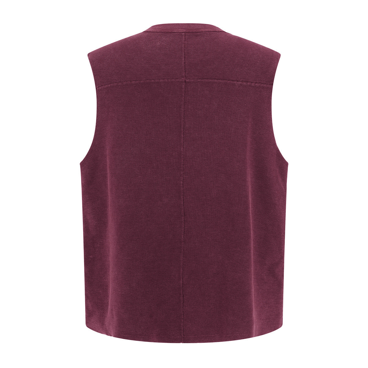 Vintage Washed Knitted Sleeveless Fitted Tank Top