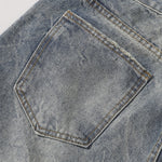 Vintage Wide Leg Distressed Relaxed Jeans