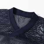 Retro Mesh Cropped Football Jersey Number 18