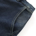 Elastic Waist Decorative Zip Bermuda Shorts