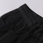 Shibuya Dragon Embroidered Wide Leg Jeans