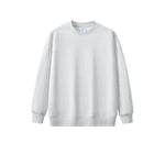 Oversized Stone Wash Fleece Sweatshirt