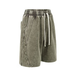 Casual Streetwear Washed Distressed Air Mamba Shorts
