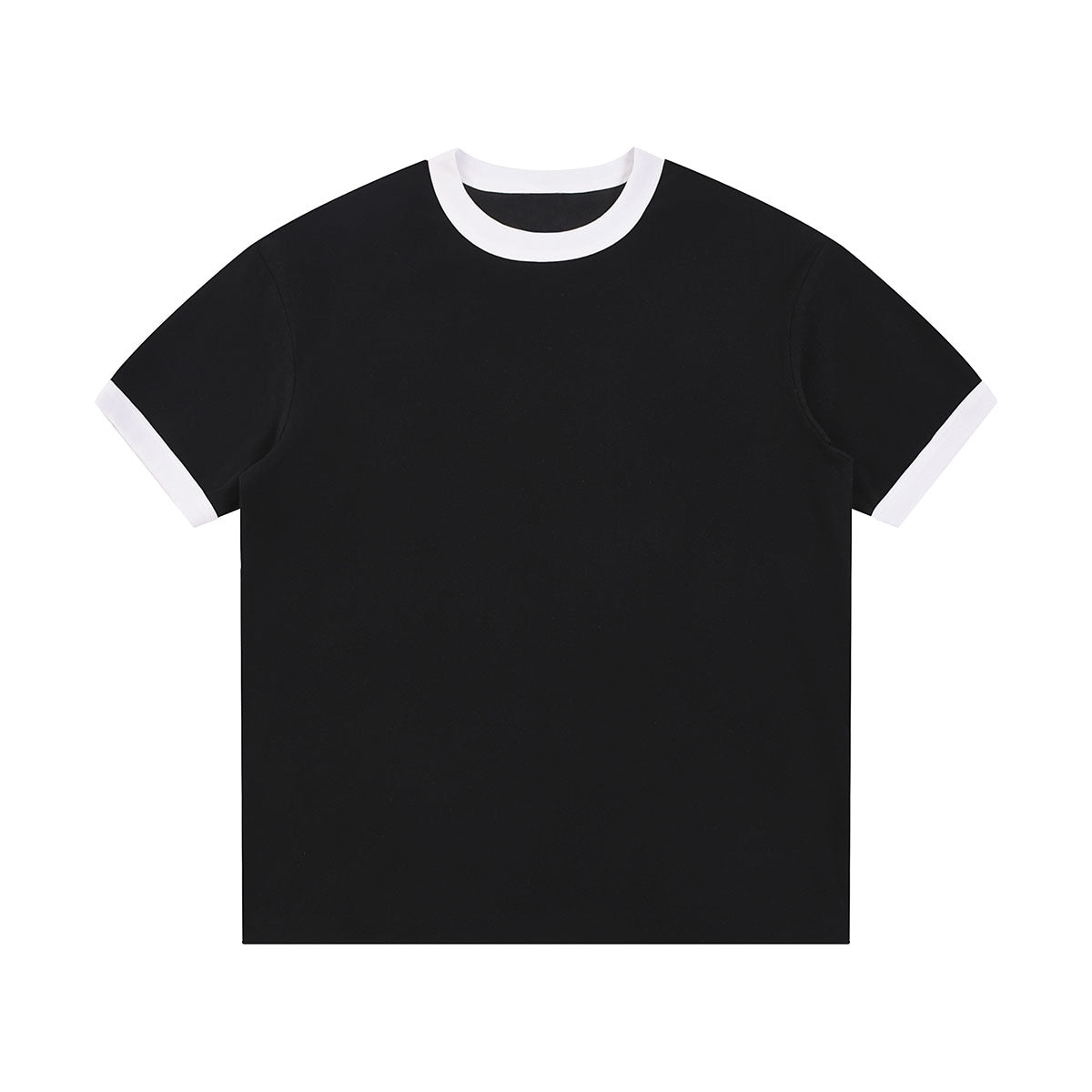 Crew Neck Boxy Fit Ringer Tee 220gsm