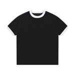 Crew Neck Boxy Fit Ringer Tee 220gsm