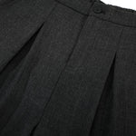 Vintage Draped Pleated Bermuda Shorts