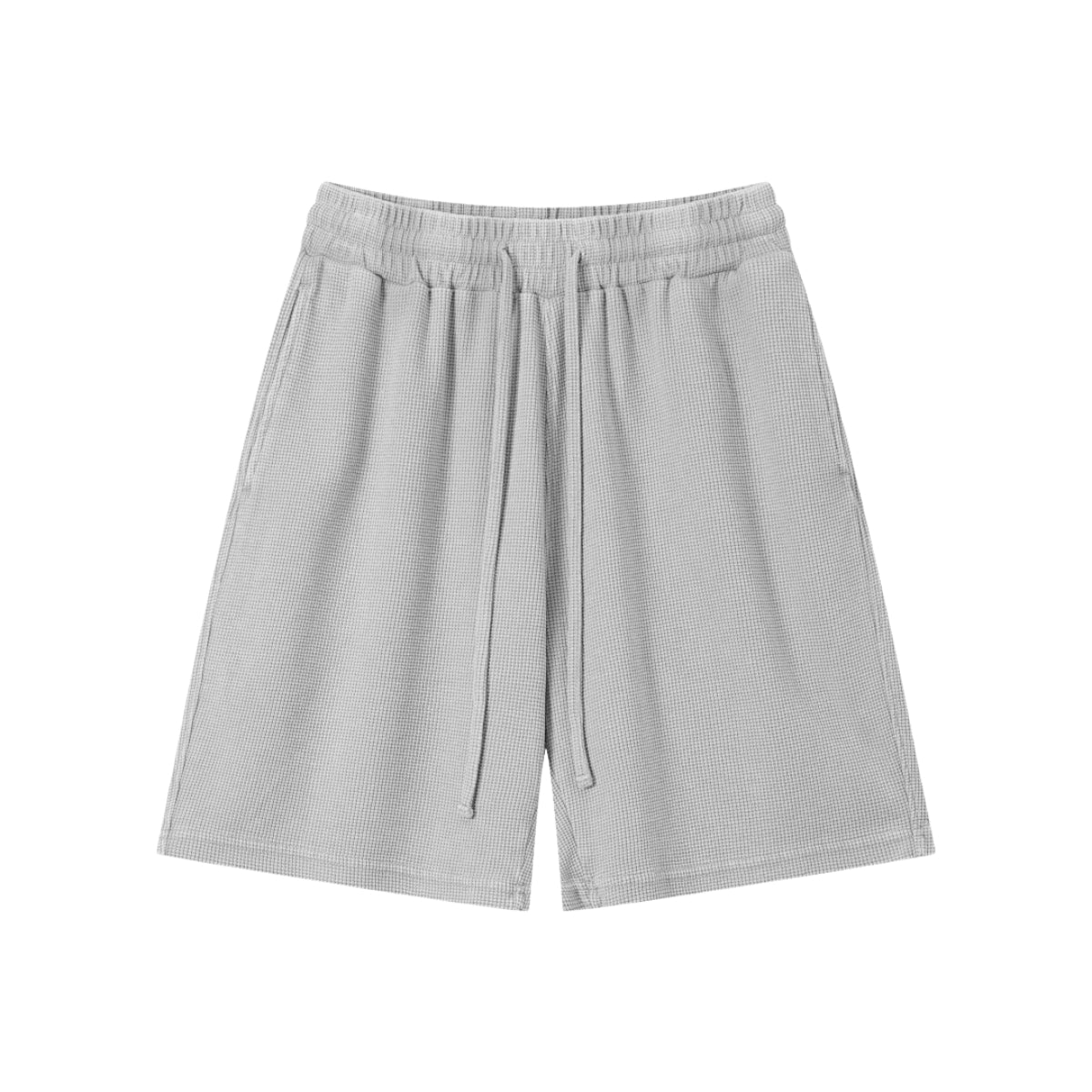 Men’s Vintage Wash Loose Fit Snowflake Waffle Shorts