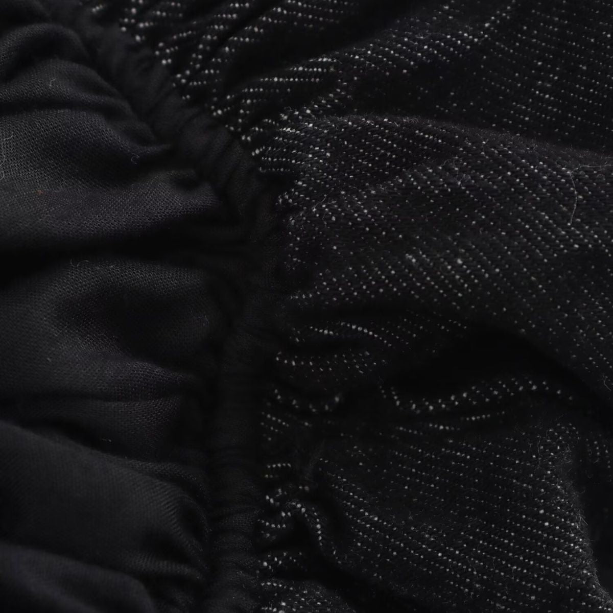 Black Sleeveless High-Neck Ruffled Mini Dress