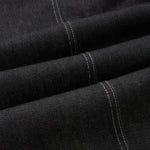 Vintage Washed Paneled Barrel-Leg Baggy Jeans
