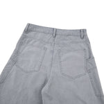 Vintage Washed Baggy Curved-Leg Cargo Pants