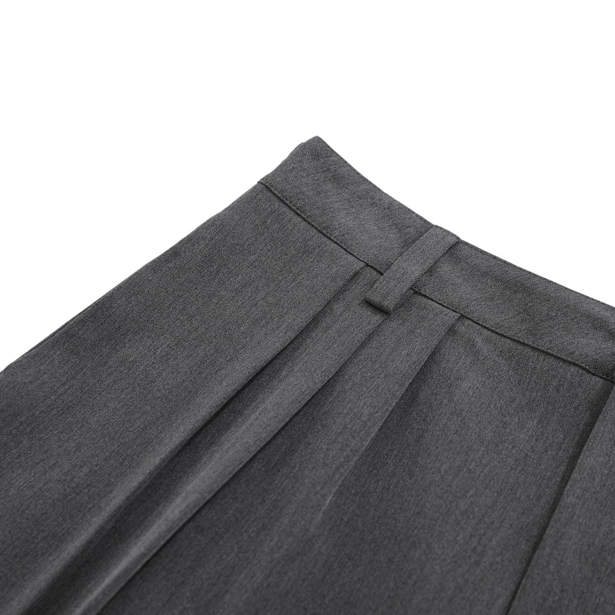 Vintage Pleated Wide Leg Cropped Trousers
