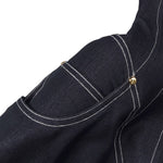 Denim Halterneck Corset Maxi Dress