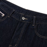 Vintage Loose Straight-Leg Denim Bermuda Shorts
