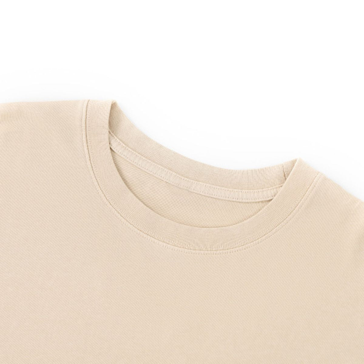 Snowflake Washed Raw Edge Boxy Cropped Tee
