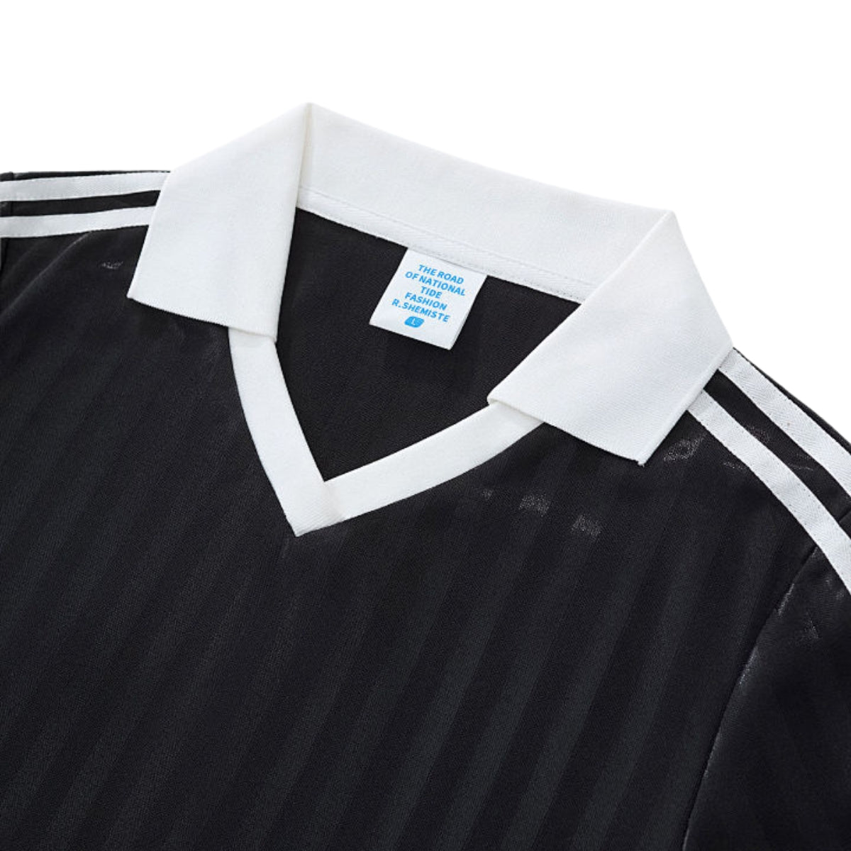 Contrast Panel Y2K Athletic Crop Tee