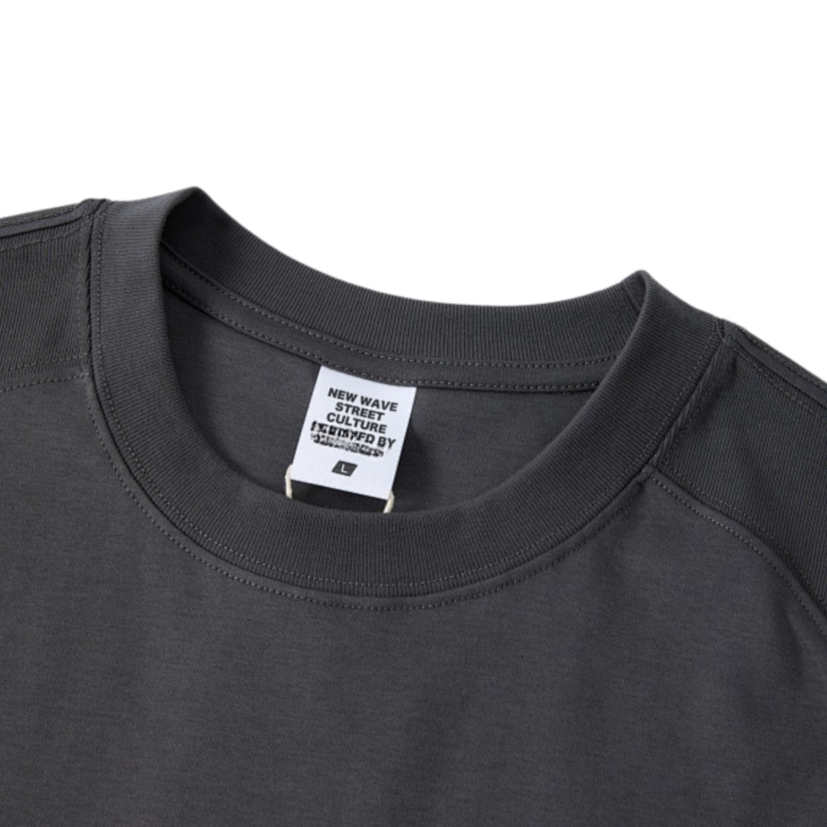 Panelled Back Seam Sleeveless T-Shirt