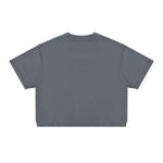 275G Heavyweight Cotton Coverstitch Cropped Tee
