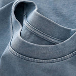 Washed Boxy Raw Hem Tee