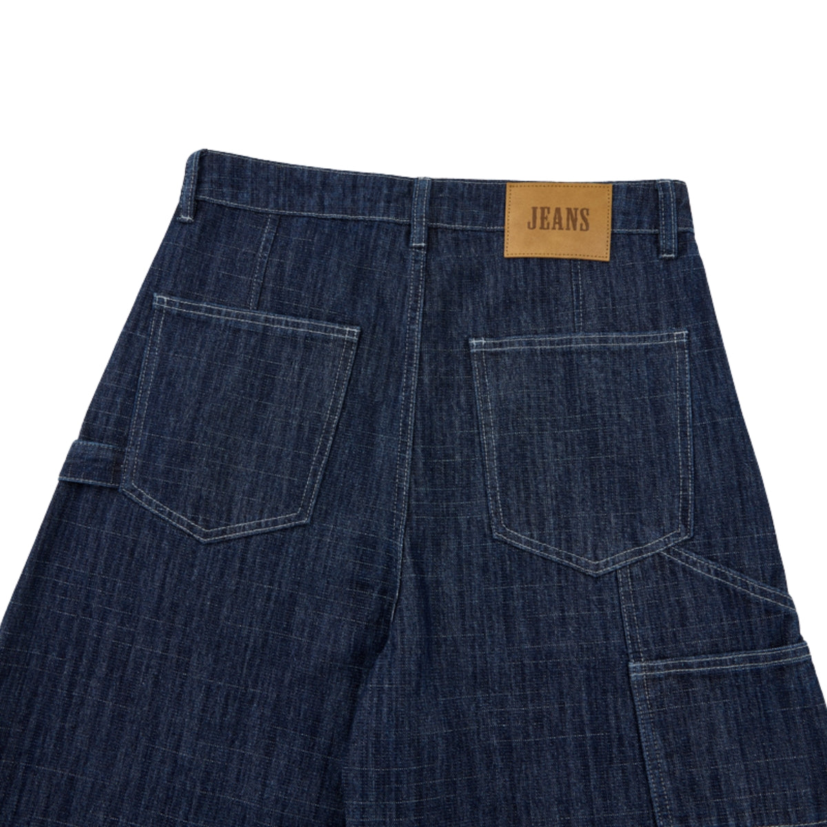 Vintage Slub Carpenter Baggy Denim Pants