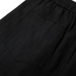 Relaxed Drawstring Wide Leg Casual Trousers