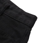 Contrast Stitch Utility Denim Shorts