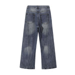 Vintage Whiskered Straight Leg Jeans