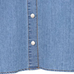 Women's Denim Shirt Stylish Blouse Layered Design Top