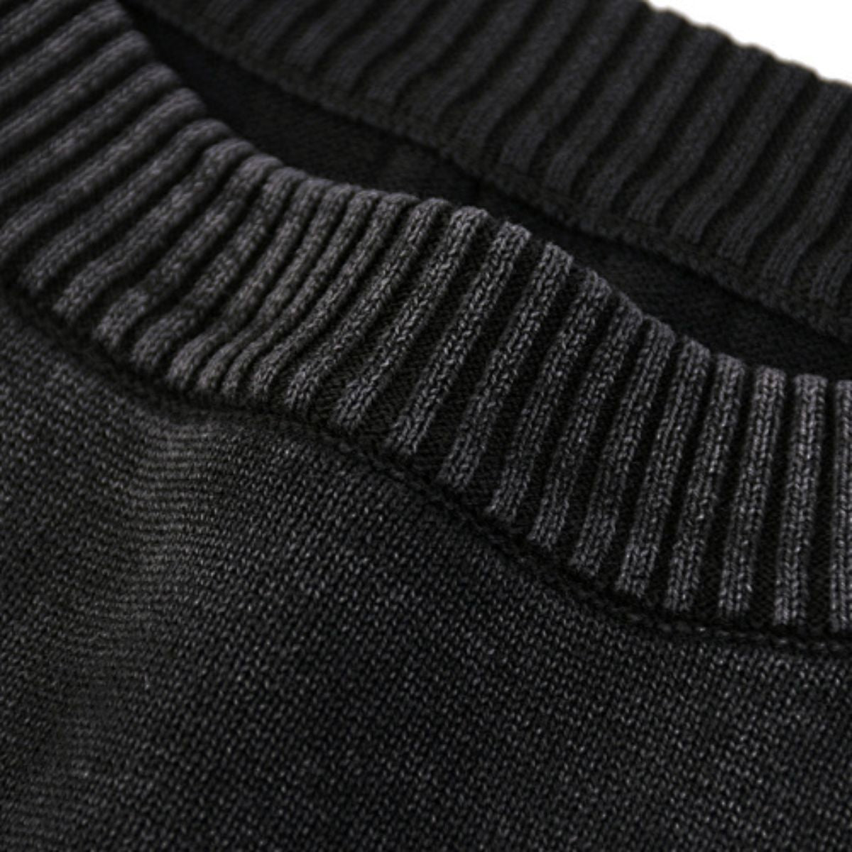 Vintage Snow Wash Relaxed Fit Cotton Knit Sweater