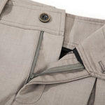 Vintage Curved Wide Leg Draped Trousers
