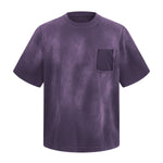 Tie Dye Pocket Oversized Cotton Streetwear T-Shirt