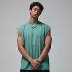 Acid Wash Sleeveless T Shirt 7.5oz-INNBLAC Fashion Apparel