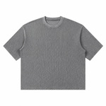 Snowflake Garment Dyed Waffle Knit Tee 340G