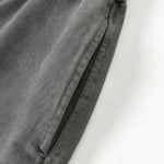 Solid Color Washed Cargo Sweatpants-INNBLAC Fashion Apparel