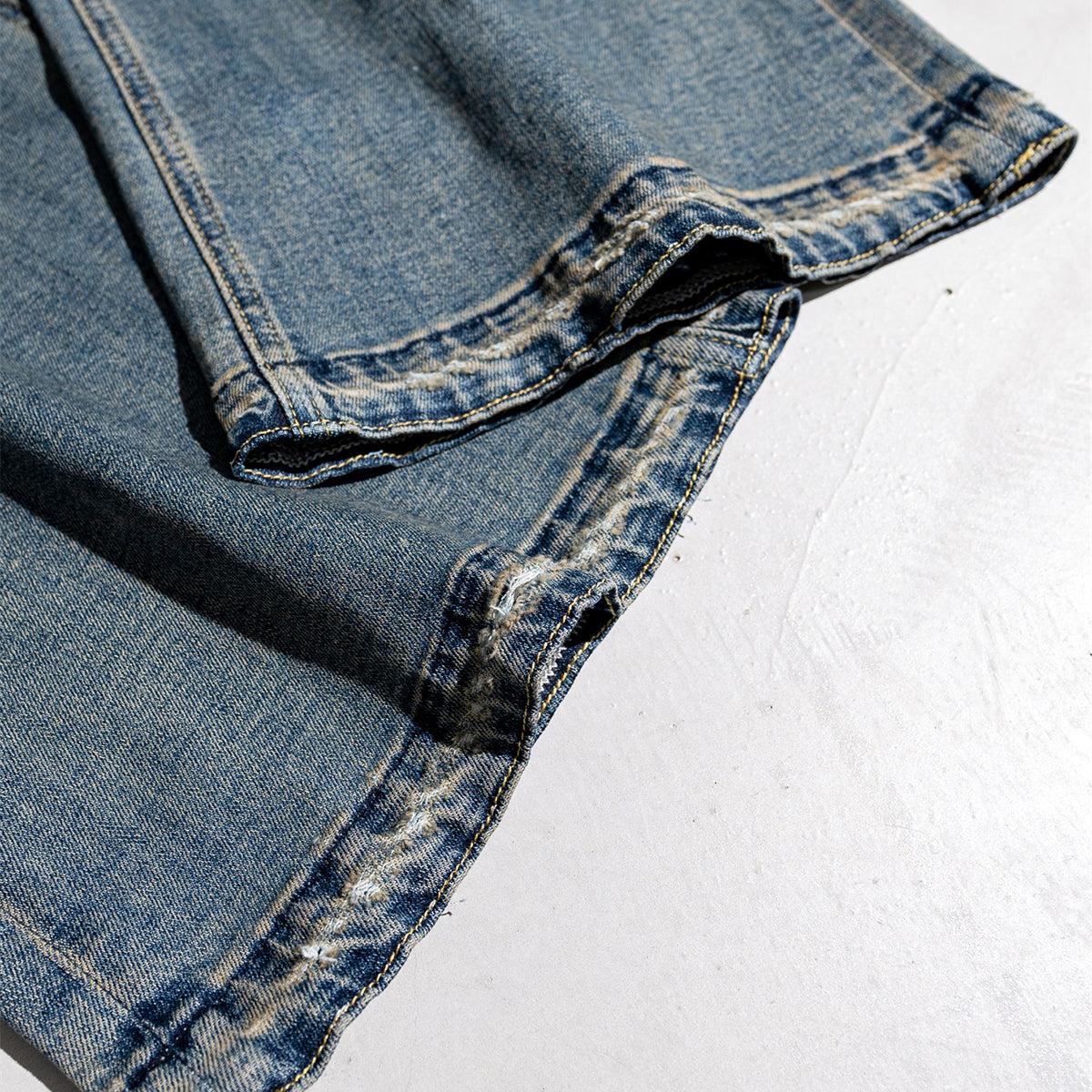 Washed Baggy Bootcut Jeans-INNBLAC Fashion Apparel