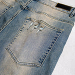 Washed Baggy Bootcut Jeans-INNBLAC Fashion Apparel